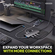 Digitus DA-70921 USB-C Docking Station, 8-Port