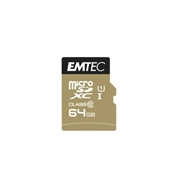 EMTEC microSDXC UHS-I U1 Elite Gold 85/20MB/s 64GB + adapter