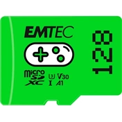 EMTEC microSDXC UHS-I U3 V30 A1/A2 Gaming 100/50MB/s 128GB