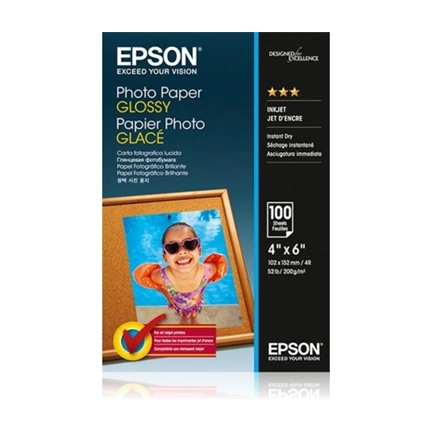 EPSON S042548 10X15 fényes fotópapír 100lap, 200g