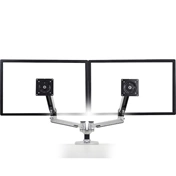 ERGOTRON LX DUAL SIDE-BY-SIDE ARM 27IN MIS-D 10Y W MATTE BLACK