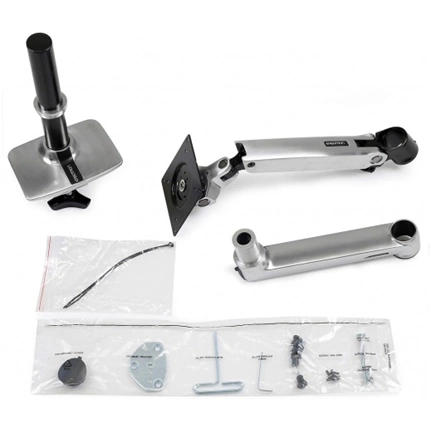 ERGOTRON LX Desk Monitor Arm, Tall Pole (polished aluminum)