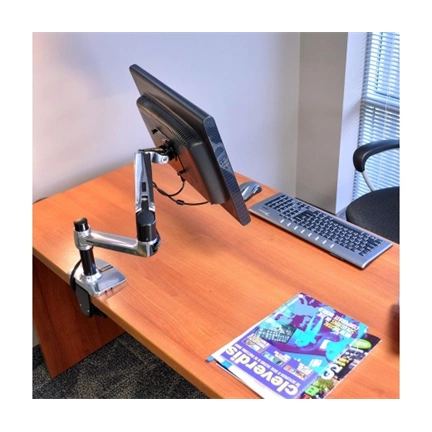 ERGOTRON LX Desk Monitor Arm, Tall Pole (polished aluminum)