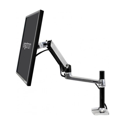 ERGOTRON LX Desk Monitor Arm, Tall Pole (polished aluminum)