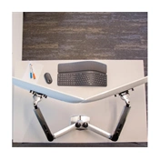 ERGOTRON LX Dual Side-by-Side Arm (white)