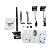 ERGOTRON LX Dual Stacking Arm, Tall Pole (polished aluminum)