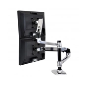 ERGOTRON LX Dual Stacking Arm (polished aluminum)
