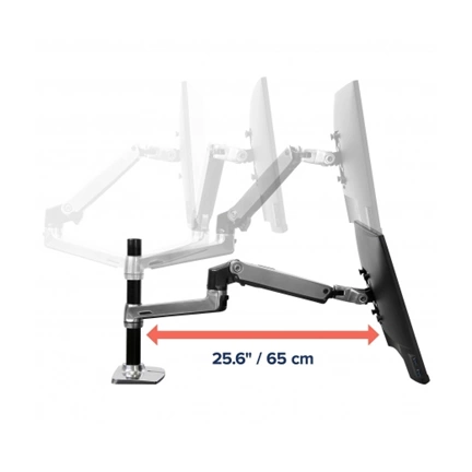 ERGOTRON LX Dual Stacking Arm (polished aluminum)
