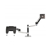 ERGOTRON LX Dual Stacking Arm (polished aluminum)