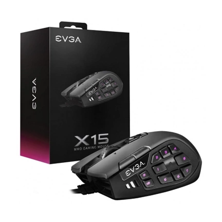 EVGA X15 Gaming Mouse 16000dpi - Black