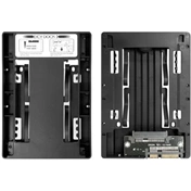 EZConvert Lite MB882SP-1S-3B Light Weight Open Air 2.5" to 3.5" SATA SSD/HDD Converter/Mounting Kit