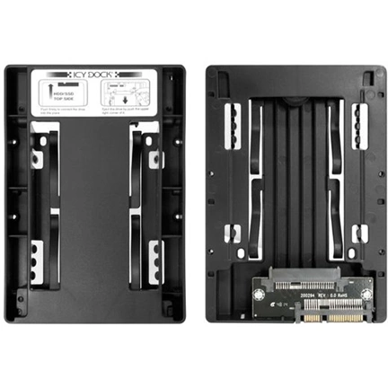 EZConvert Lite MB882SP-1S-3B Light Weight Open Air 2.5" to 3.5" SATA SSD/HDD Converter/Mounting Kit