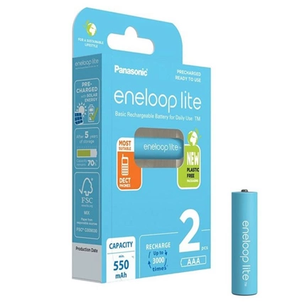 Eneloop Lite 2db AAA 550mAh