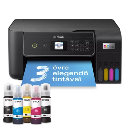Epson EcoTank L3280 többfunkciós, Wi-Fi-s, külső tintatartályos, A4-es nyomtató, akár 3 évre elegendő tintával