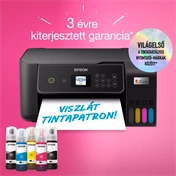 Epson EcoTank L3280 többfunkciós, Wi-Fi-s, külső tintatartályos, A4-es nyomtató, akár 3 évre elegendő tintával