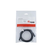 Equip Átalakító Kábel - 128887 (USB-C2.0 to USB-C, apa/apa, fekete, 2m)