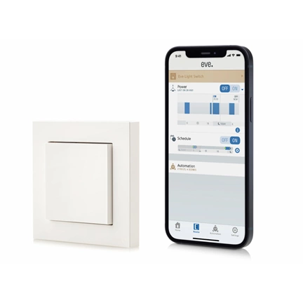 Eve Light Switch Connected Wall Switch - Thread compatible