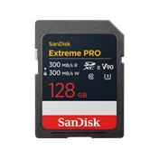 Extreme PRO 128GB SDXC Memory Card 300/300MB/s , 8K, V90, UHS-II