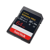 Extreme PRO 64GB SDXC Memory Card, 300/300MB/s , 8K, V90, UHS-II
