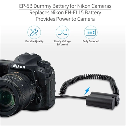 FEELWORLD dummy battery D850 to DC