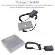 FEELWORLD dummy battery D850 to DC