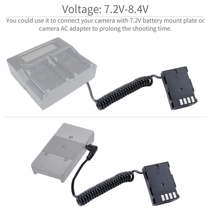 FEELWORLD dummy battery GH5 to DC