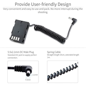 FEELWORLD dummy battery GH5 to DC
