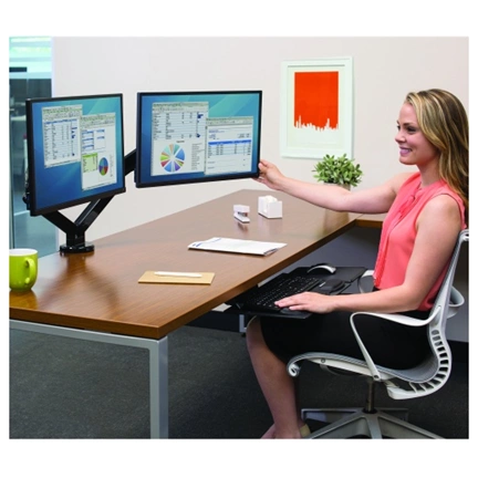 FELLOWES Platinum Series Dual Monitor Arm