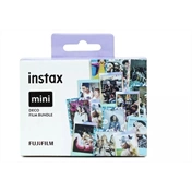 FUJIFILM Instax Mini Film Glossy Deco Bundle (Confetti, Mermaid Tail, Blue Frame) (30lap)