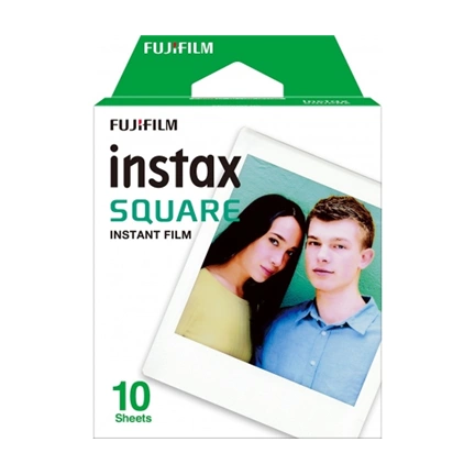 FUJIFILM Instax SQUARE Film Fekete Keret (10lap)