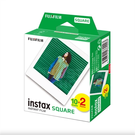 FUJIFILM Instax SQUARE Film Glossy (2x10 lap) dupla csomag!