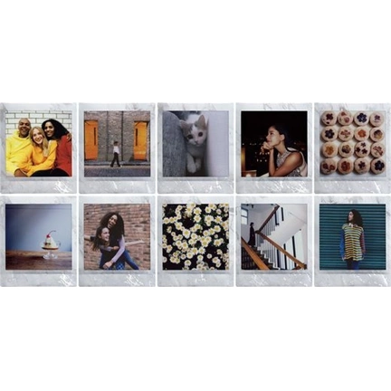 FUJIFILM Instax SQUARE Film Whitemarble  (10lap)