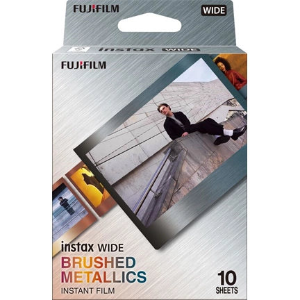 FUJIFILM Instax Wide Film "Brushed Metal" (10lap)
