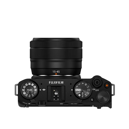 FUJIFILM X-M5 + XC15-45mm F3.5-5.6 OIS PIZ objektív kit fekete FUJIFILM X-M5 + XC15-45mm F3.5-5.6 OIS PIZ objektív kit fekete