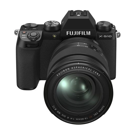 Fujifilm X-S10 XF16-80mm Fekete MILC fényképezőgép KIT
