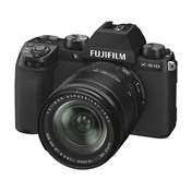 Fujifilm X-S10 XF18-55mm f/2.8-4 R Fekete MILC fényképezőgép KIT