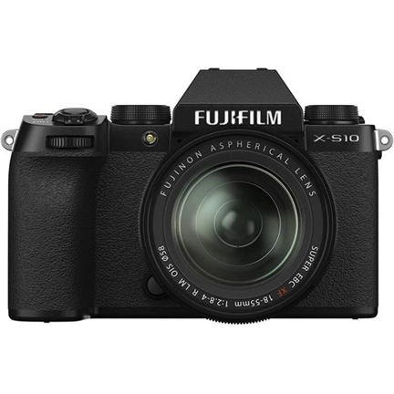 Fujifilm X-S10 XF18-55mm f/2.8-4 R Fekete MILC fényképezőgép KIT