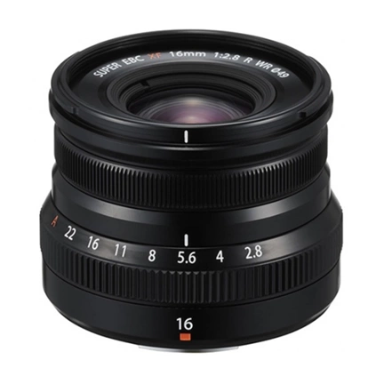 FUJIFILM XF16mm F/2.8 R WR Fekete objektív