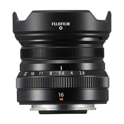 FUJIFILM XF16mm F/2.8 R WR Fekete objektív
