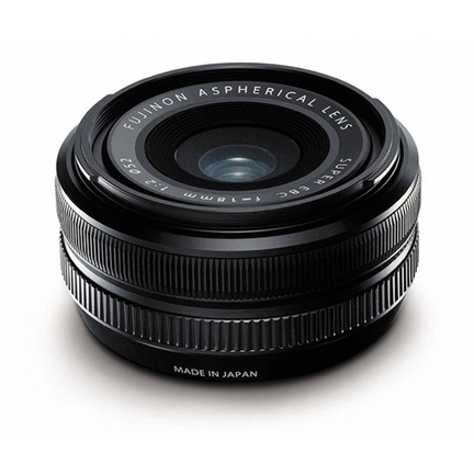 FUJIFILM XF18mm f/2.0 R Fekete objektív