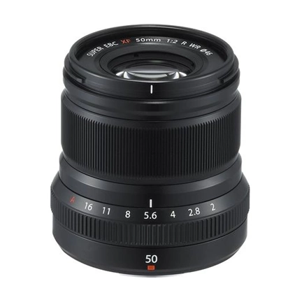 FUJIFILM XF50mm f/2 R WR Fekete objektív FUJIFILM XF50mm f/2 R WR Fekete objektív