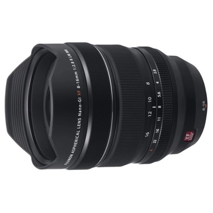 FUJIFILM XF8-16mm f/2.8 R LM WR Fekete objektív FUJIFILM XF8-16mm f/2.8 R LM WR Fekete objektív