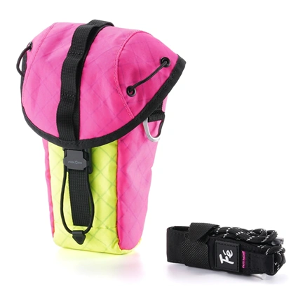 Fe Crossbody Táska - Neonrózsaszín