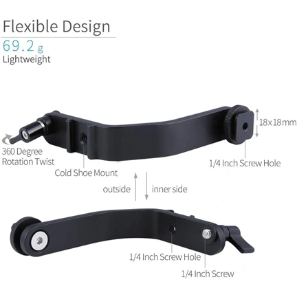 Feelworld Monitor Tilt Arm For F5, S55, FW568, F6