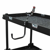 Filmcart 2 ívben hajlított acélcső kampó rögzítőbilinccsel és 3/8"-1/4" adapterrel