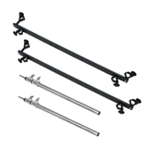 Filmcart Double Monitor crossbar mount with 5/8" baby pin for Smartone XL - dupla monitortartó rúd