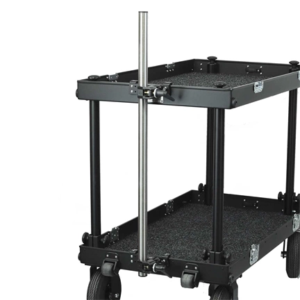 Filmcart alumínium rögzítőlap bilinccsel és 3/8"-1/4" adapterrel + Manfrotto Super Clamp