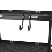 Filmcart ívben hajlított kicsi dupla acélcső kampó rögzítőbilinccsel és 3/8"-1/4" adapterrel