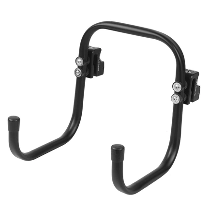 Filmcart ívben hajlított, nagyobb távolságú dupla acélcső kampó rögzítőbilinccsel és 3/8"-1/4" adapterrel