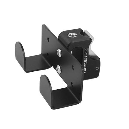 Filmcart kicsi acél dupla kampó rögzítőbilinccsel és 3/8"-1/4" adapterrel